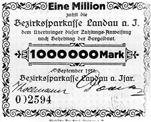 Landau: Inflation banknote, 1923