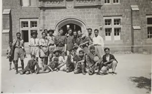 Cypriot: Informal group of boy scouts, Cyprus