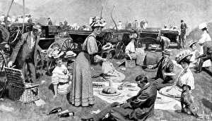 Popularised: The informal luncheon at the meet of the Devon and Somerset