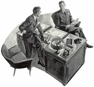 Businessmen: Informal Office Meeting