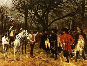 Meissonier: Information: General Desaix and the Peasant, by Meissonier