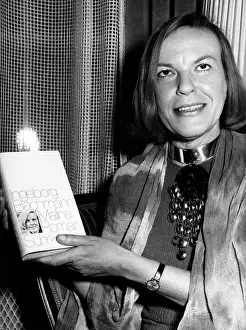 Bachmann: Ingeborg Bachmann, German writer, with first novel