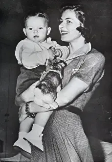 Blockbuster: Ingrid Bergman, actress, with her son Robertino