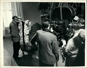 Rossellini: Ingrid Bergman and Cary Grant, actors, Elstree Studios