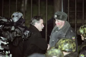 Bring: Former Ingushetia President Aushev during 2002