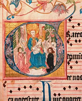 Premonstratensian: Initial G from the Passau Graduale