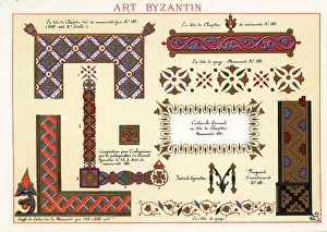 Ernest Guillot: Initials, chapter heads, frames and cartouche