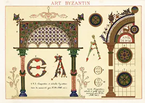 Ernest Guillot: Initials, , motifs and architectural elements from
