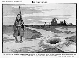 Blobs: His Initiation, by Bairnsfather