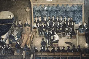 Initiation of a freemason