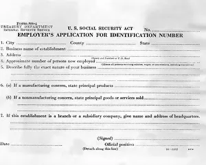 Csu 2012 11: Initiation of Social Security in 1936. Employers ?