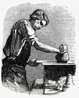 1853: Inking the Copper Plate, Engraving and Printing on Copper