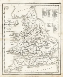Pantologia: Inland navigation of England and Wales by