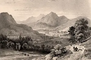 Winds: The Inn at Capel Curig from Moel Siabod near