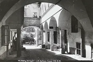 Reiffenstein: Inner courtyard of Beethoven's summer residence