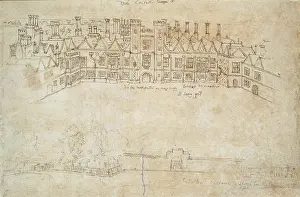 Antonis: The Inner Courtyard of Oatlands Palace and the outer Wall