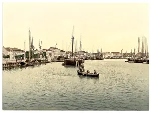Swinemunde: Inner harbor, Swinemunde, Pommeraina, Germany (i.e. Swinouj
