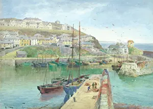Stannard: The Inner Harbour, Mevagissey, Cornwall