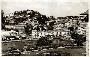 Paignton: Inner Harbour & Town, Torquay, Devon