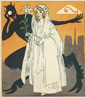 Communion: Innocence threatened: a devil tempts a girl