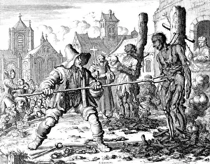Marry: Inquisition, Anabaptists Burned at Stake, 1554