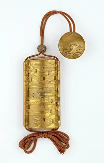 Cords: Inro with the 53 stations of the Tokaido