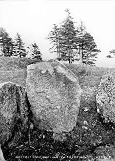 Closer: Inscribed Stone, Knockmany Cairn, Co Tyrone