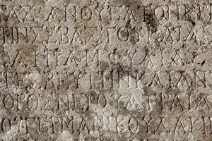 Arinna: Inscription stone, Xanthos, Turkey