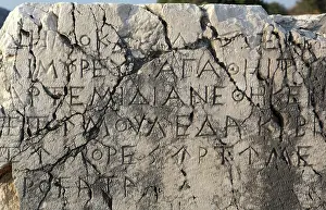 Mugla: Inscriptions, Letoon, Antalya, Turkey