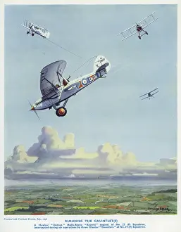 Gauntlet: Insert of cover design, Popular Flying
