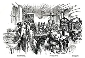 Printer: Insetting, Stitching and Cutting, Black & White magazine