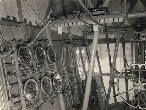 R101: Inside the control car of the R101
