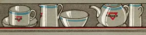 Teapots: Inside cover design, Rhymes of the Red Triangle, WW1