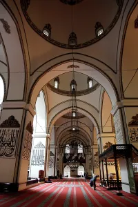 Beyazid: Inside of the Grand Mosque - Ulu Cami in Bursa, Turkey