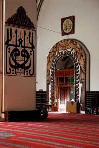 Beyazid: Inside of the Grand Mosque - Ulu Cami in Bursa, Turkey