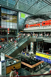 Escalator: Inside the new Central Railway Station, Berlin