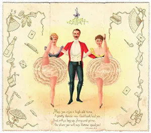 Popup: Inside a pop-up New Year card