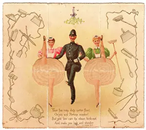 Popup: Inside a pop-up New Year card