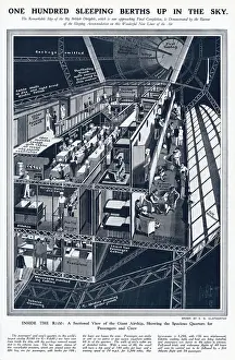 Sep25: Inside the R100 airship by S.W. Clatworthy