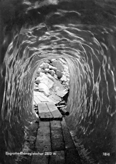 2300: Inside the Rhone Glacier in the Swiss Alps