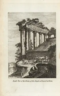 Charles Taylor: Inside the ruins of the Temple of Concord, Rome