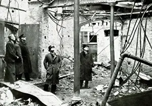 Auction: Inspecting Blitz bomb damage, Christie's Auctioneers, WW2