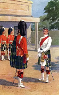 Sporran: Inspecting the Guard, Gordon Highlanders