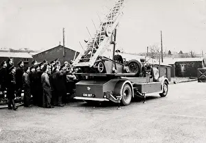 Emecency: Inspecting a new turntable ladder