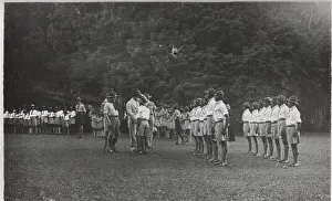 Mauritius: Inspection of boy scouts, Reduit, Mauritius