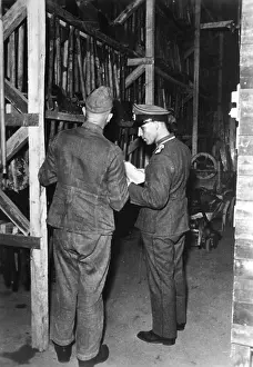 Inspected: Inspection of a German coastal fortification on the Atla