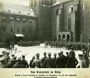 Inspected: Inspection of new border guards, 1919
