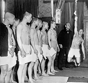 Subjected: Inspection of new cadets, 1935