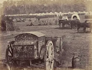 C1865: Inspection of troops at Cumberlanding, Pamunkey, Virginia