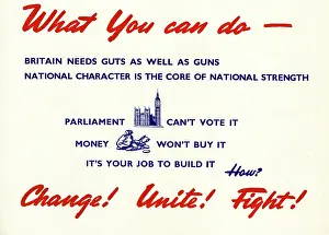 Message: Inspirational message, What you can do, WW2